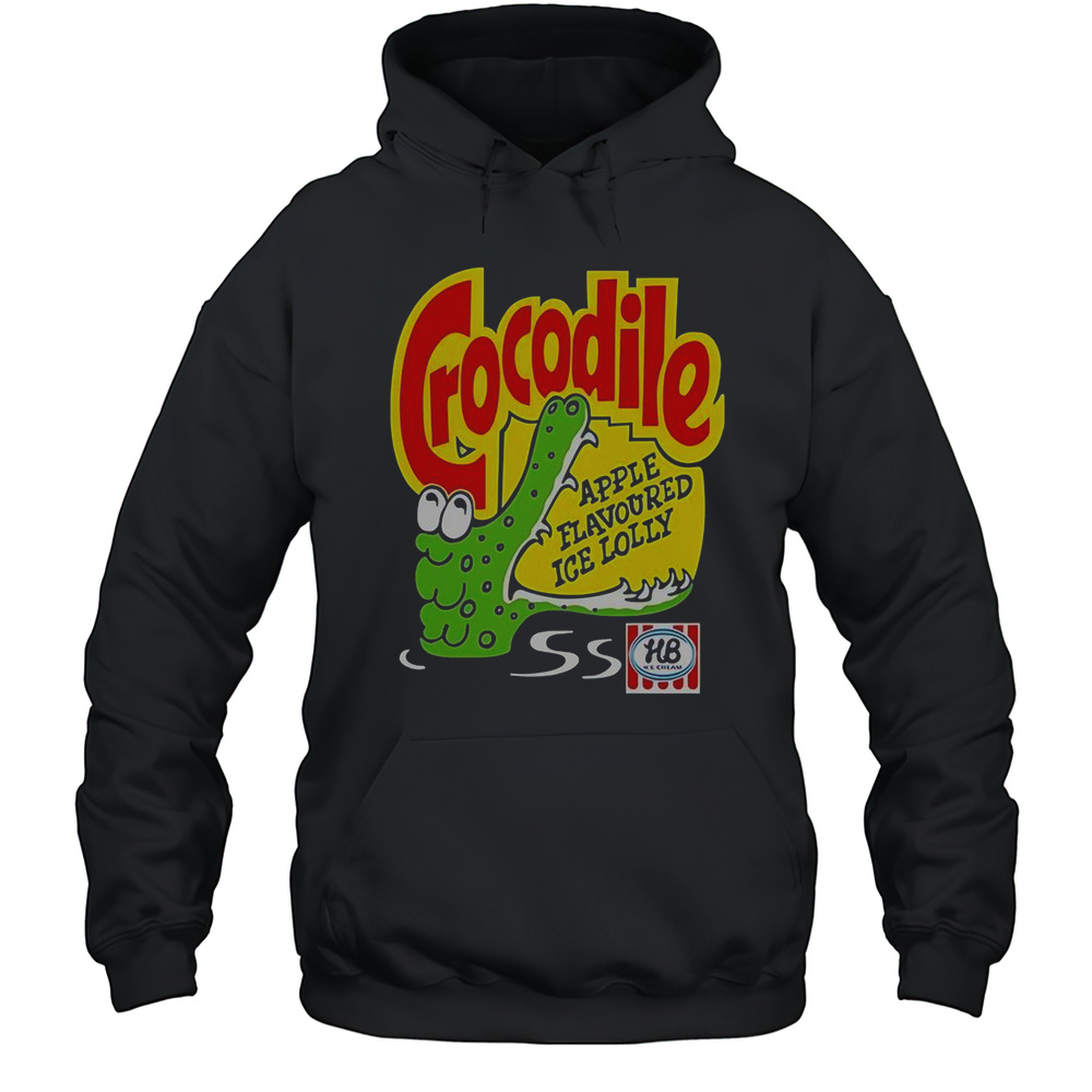 Crocodile Apple Flavoured Ice Lolly T-Shirt Unisex Hoodie
