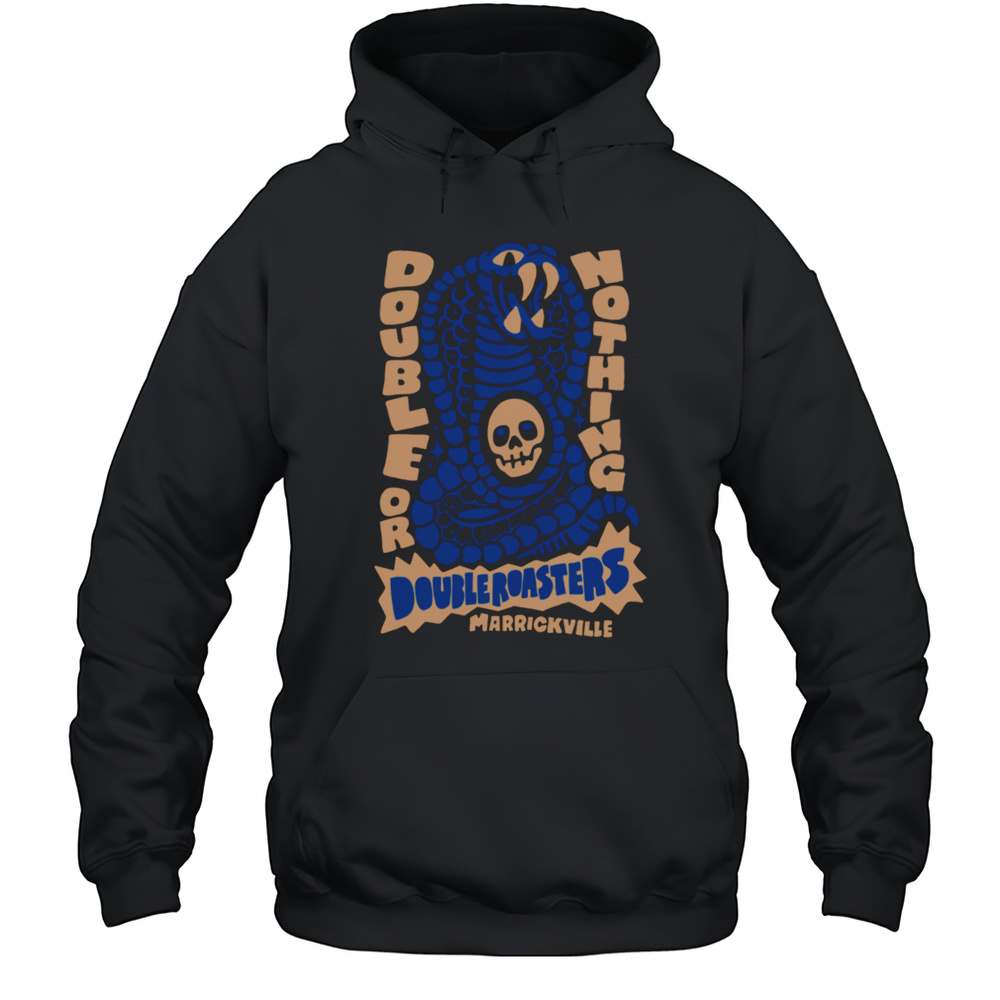 Double Roasters Marrickville Snake Graphic T Shirt Unisex Hoodie