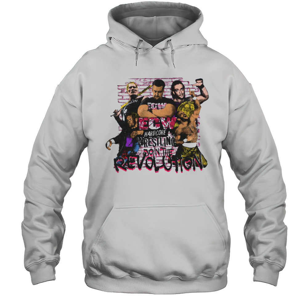 ECW Hardcore Wrestling Revolution T Shirt Unisex Hoodie