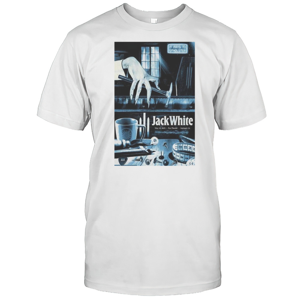 Jack White At Fox Theater In Oakland CA On May 16 2025 Concert T-shirt