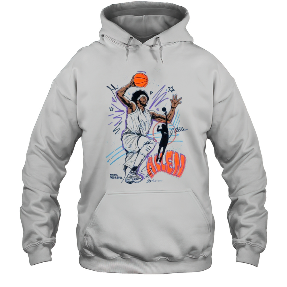Jarrett Allen Sketch T Shirt Unisex Hoodie