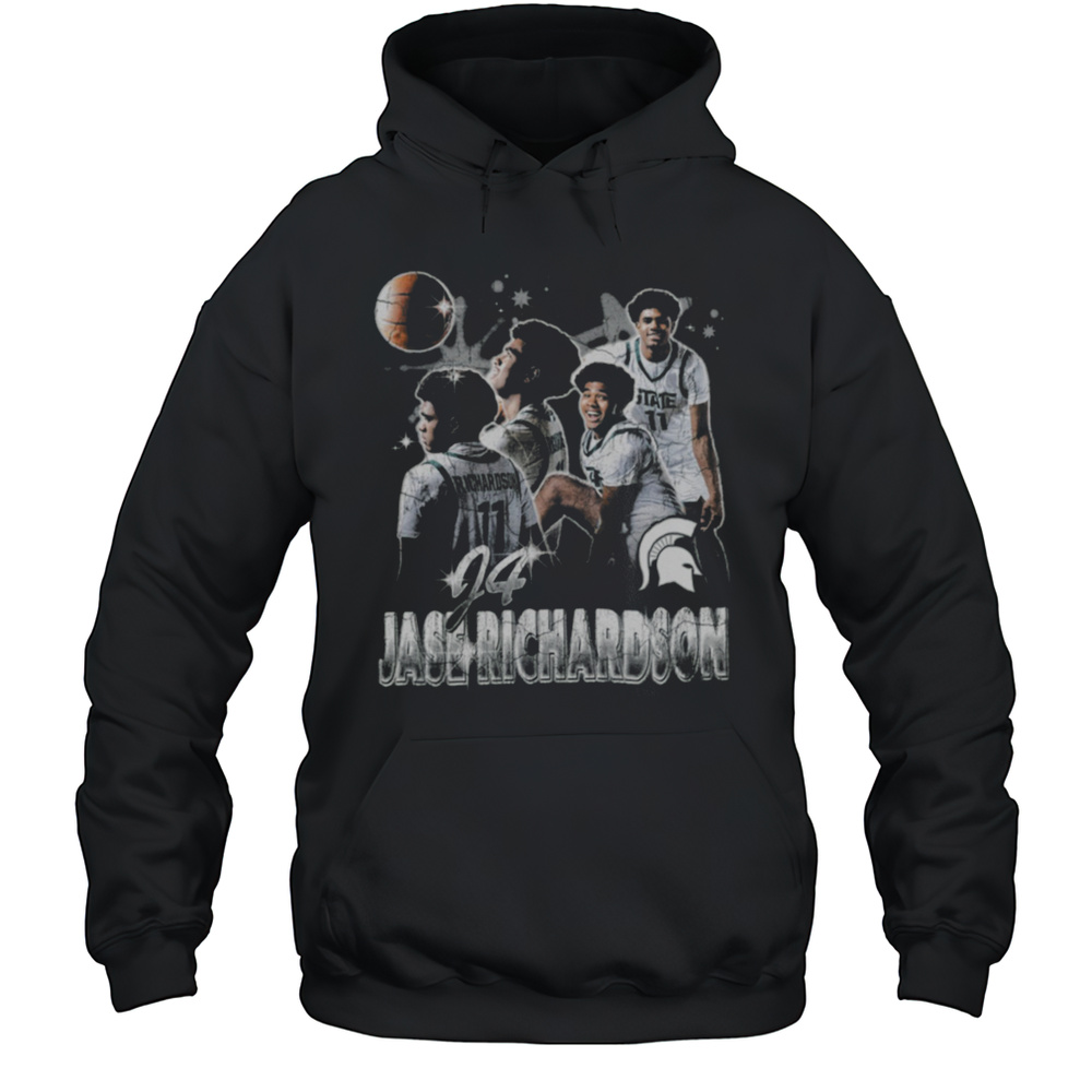 Jase Richardson 04 Michigan State Spartans Basketball T Shirt Unisex Hoodie