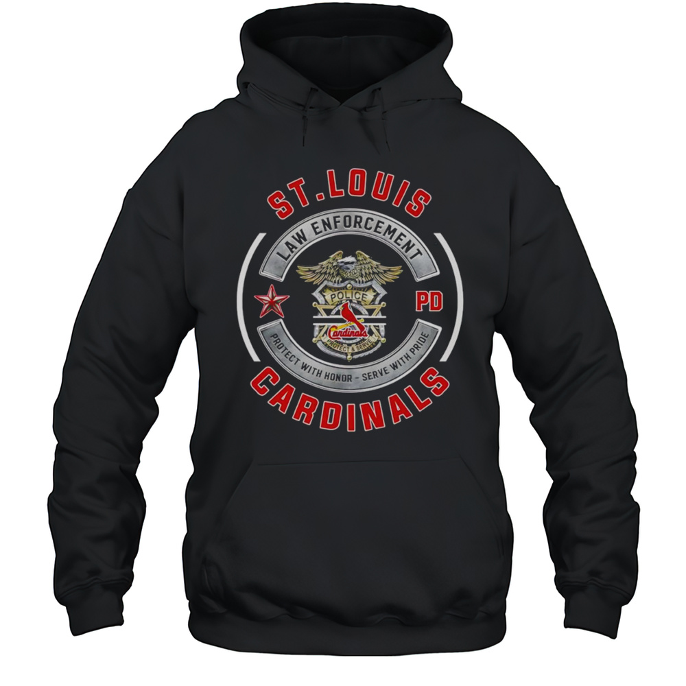 Law Enforcement PD St Louis Cardinals Shirt Unisex Hoodie