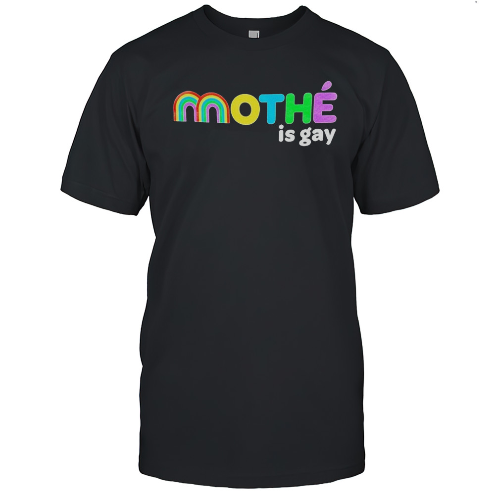 Moth Is Gay Rainbow T-shirt