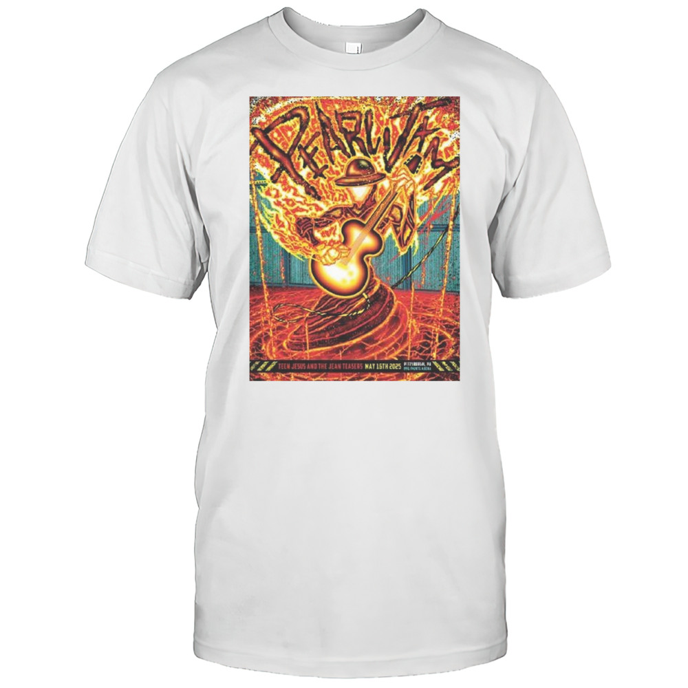 Pearl Jam Pittsburgh PA Event For PPG Paints Arena On May 16th 2025 Dark Matter World Tour T-shirt