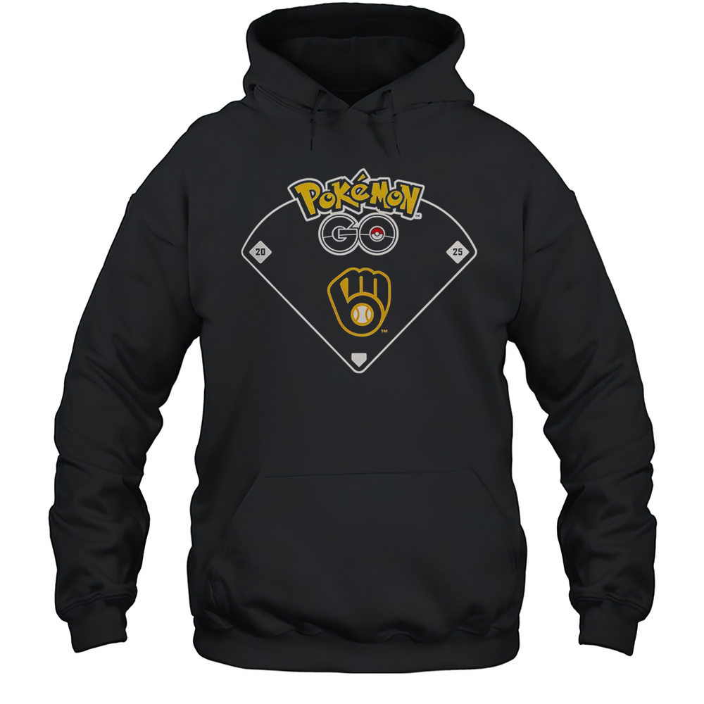 Pokemon Go MLB Milwaukee Brewers T-Shirt Unisex Hoodie