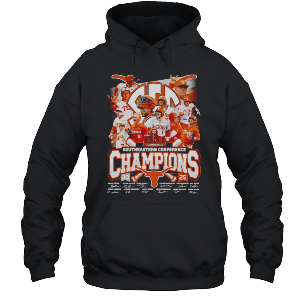 Southeastern Conference Champions 2025 Texas Longhorns Shirt Unisex Hoodie