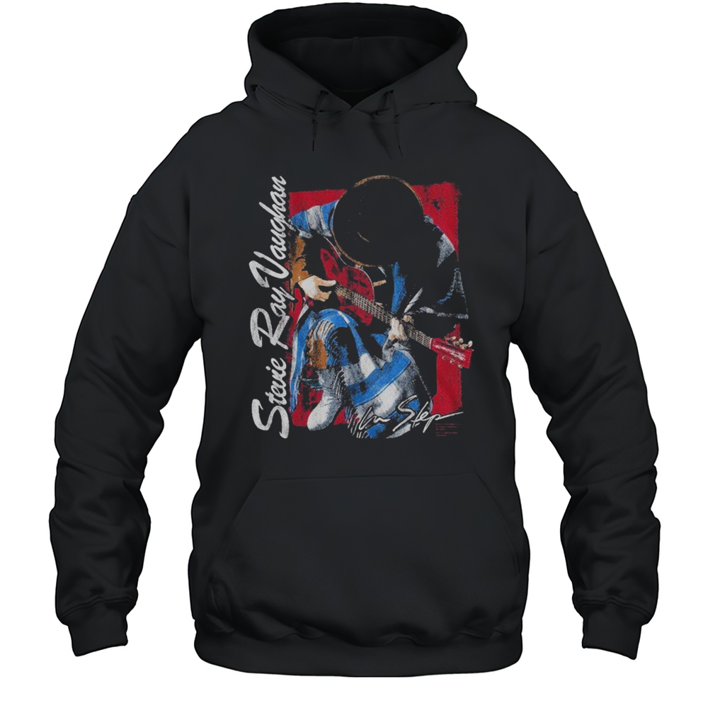 Stevie Ray Vaughan Kneeling T-shirt Unisex Hoodie