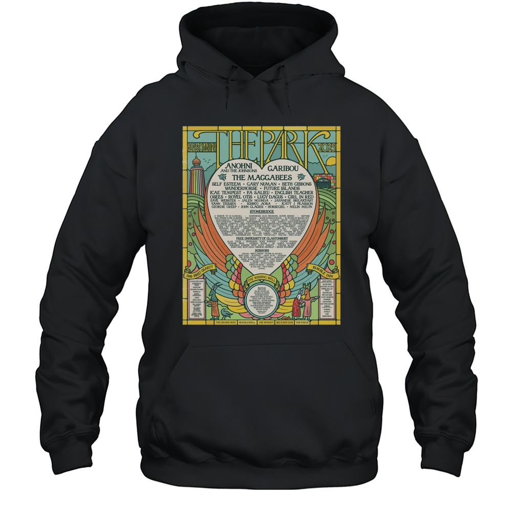 The Park Glastonbury Festival 2025 Hms Sweet Charity The Wishing Well Bimble Inn Poster T-shirt Unisex Hoodie