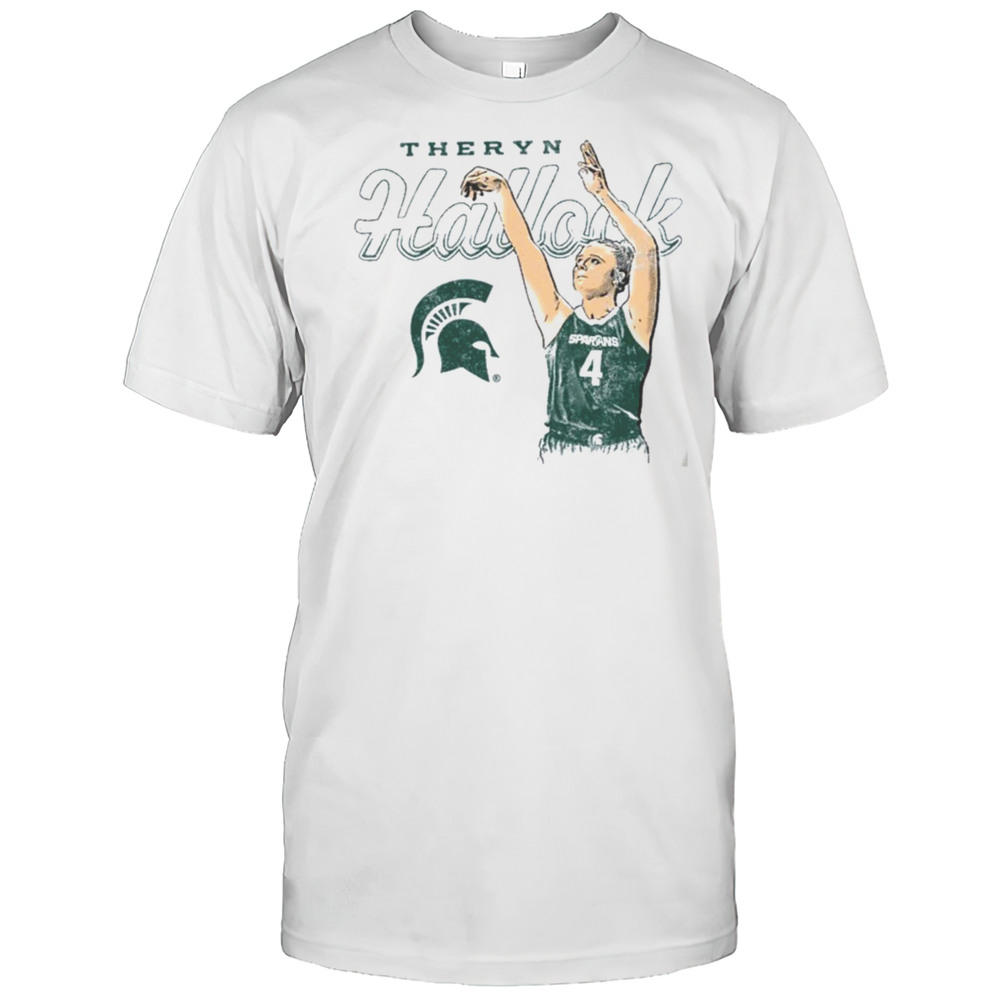 Theryn Hallock Michigan State Spartans Basketball T Shirt
