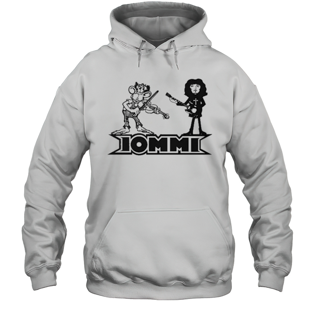 Tony Iommi And Monkey T-shirt Unisex Hoodie