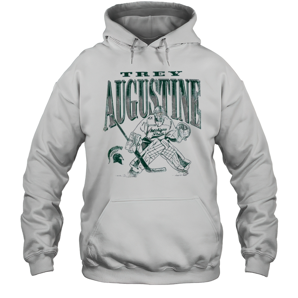 Trey Augustine Michigan State Spartans Hockey Goalie T Shirt Unisex Hoodie