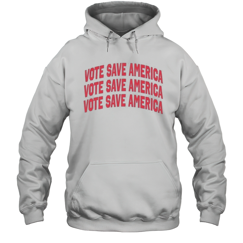 Vote Save America Letterman T-Shirt Unisex Hoodie