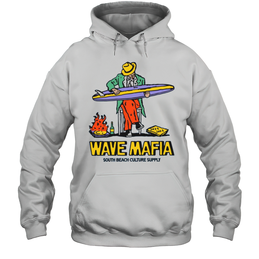 Wave Mafia South Beach Culture Supply T Shirt Unisex Hoodie