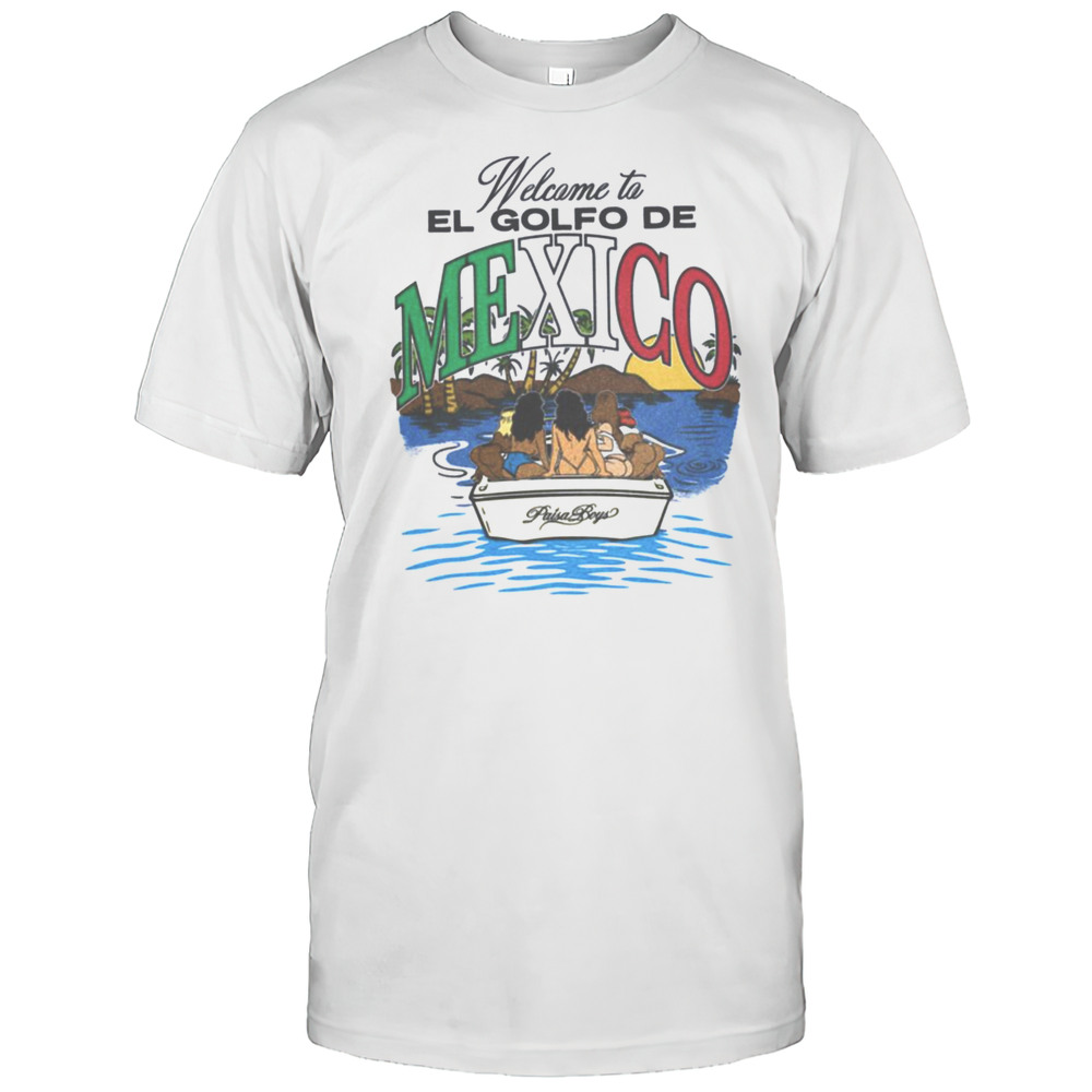 Welcome To El Golfo De Mexico Paisa Boys T Shirt