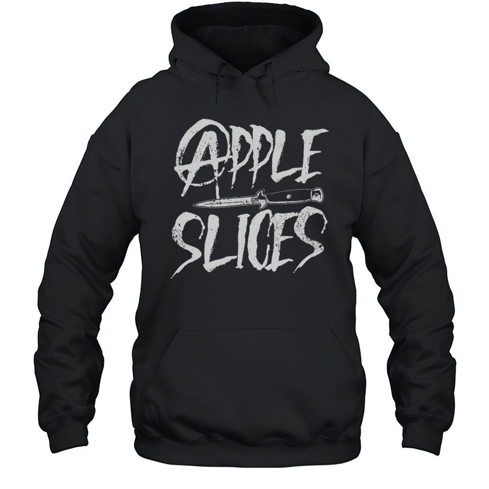 Apple Slices Knife Metal T-shirt Unisex Hoodie