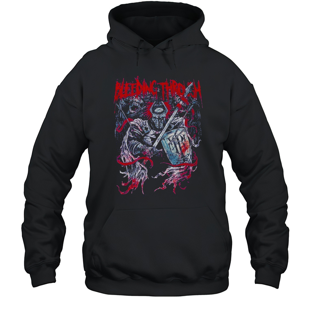 Bleeding Through Warrior T-shirt Unisex Hoodie