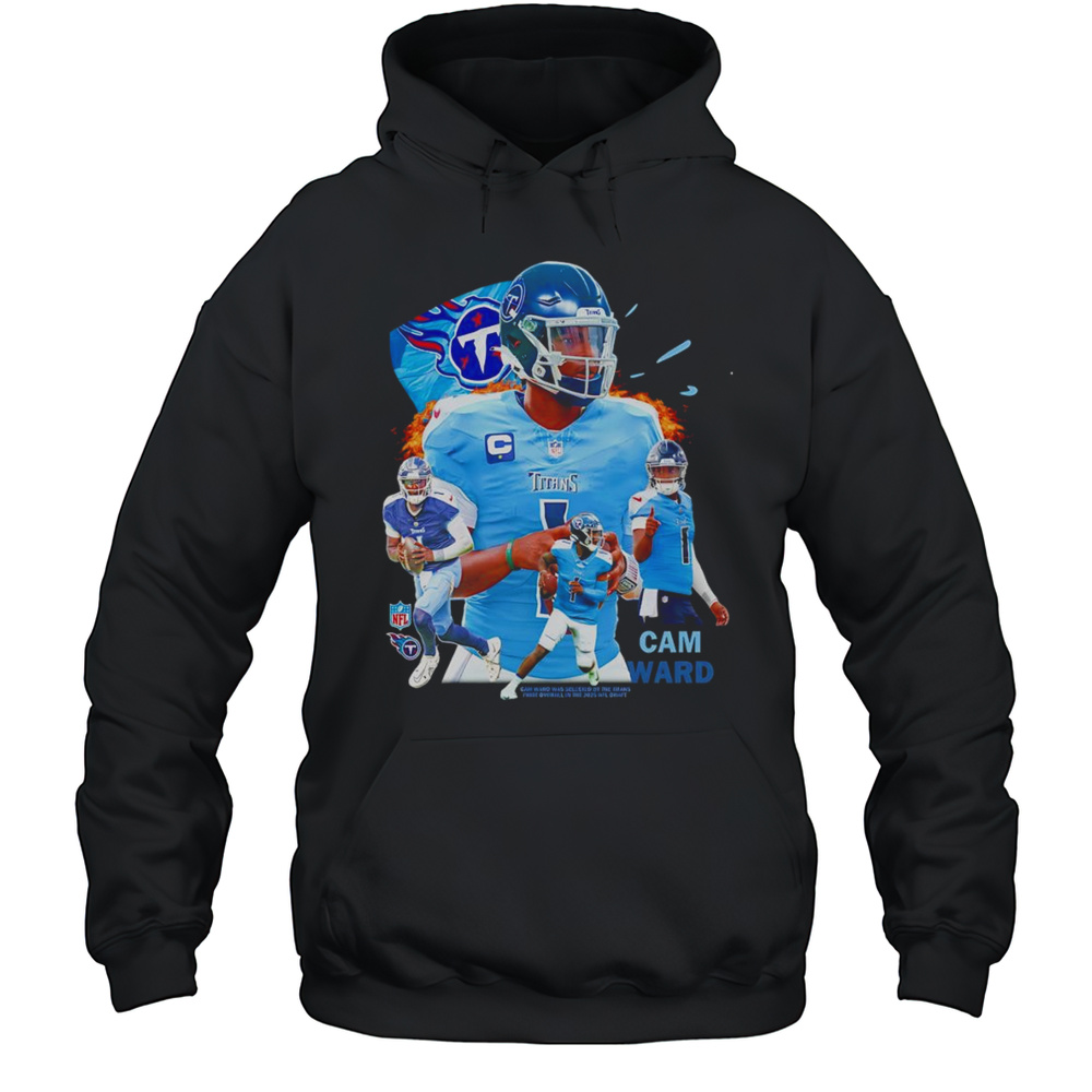 Cam Ward Rookie Tennessee Titans Graphic Shirt Unisex Hoodie