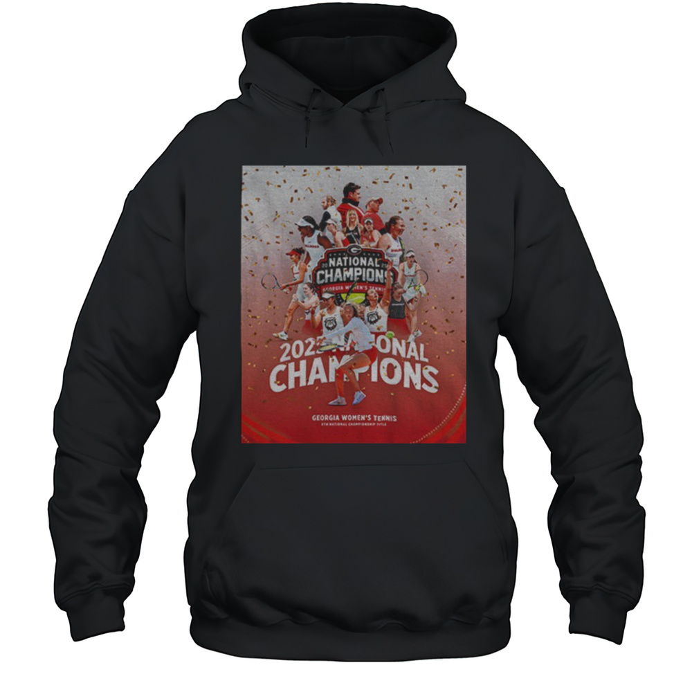Georgia Bulldogs 2025 Division 1 SEC Womens Tennis National Champions Shirt Unisex Hoodie