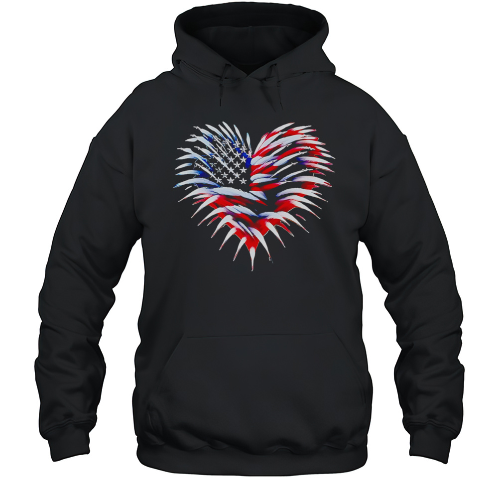 Heart Hedgehog Shirt Unisex Hoodie