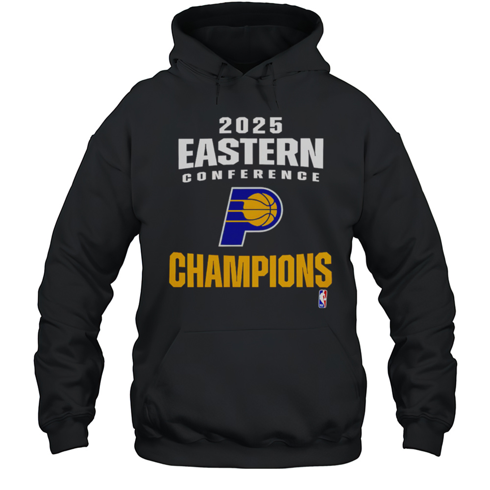Indiana Pacers 2025 NBA Eastern Conference Champions Shirt Unisex Hoodie