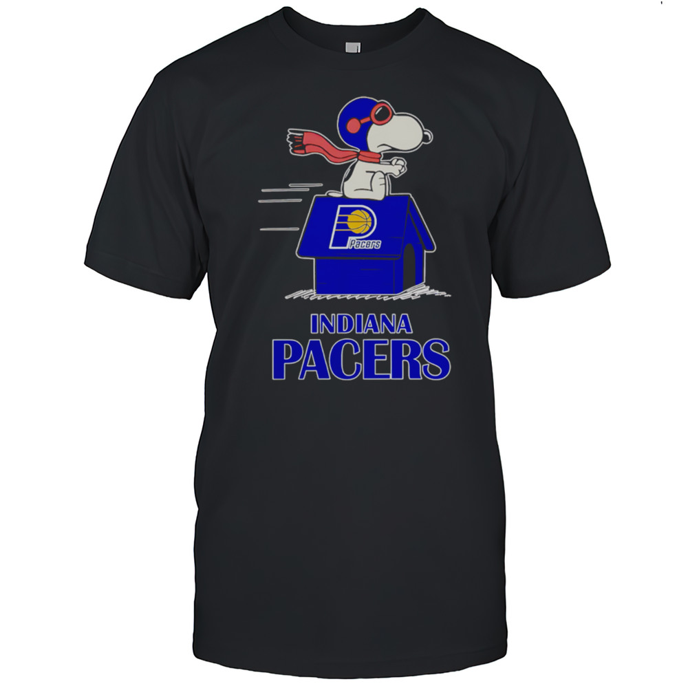 Indiana Pacers Nba Basketball Snoopy House 2025 Shirt