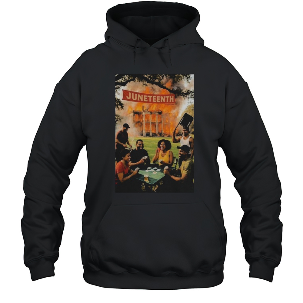 Juneteenth La Plantation Fire T-Shirt Unisex Hoodie