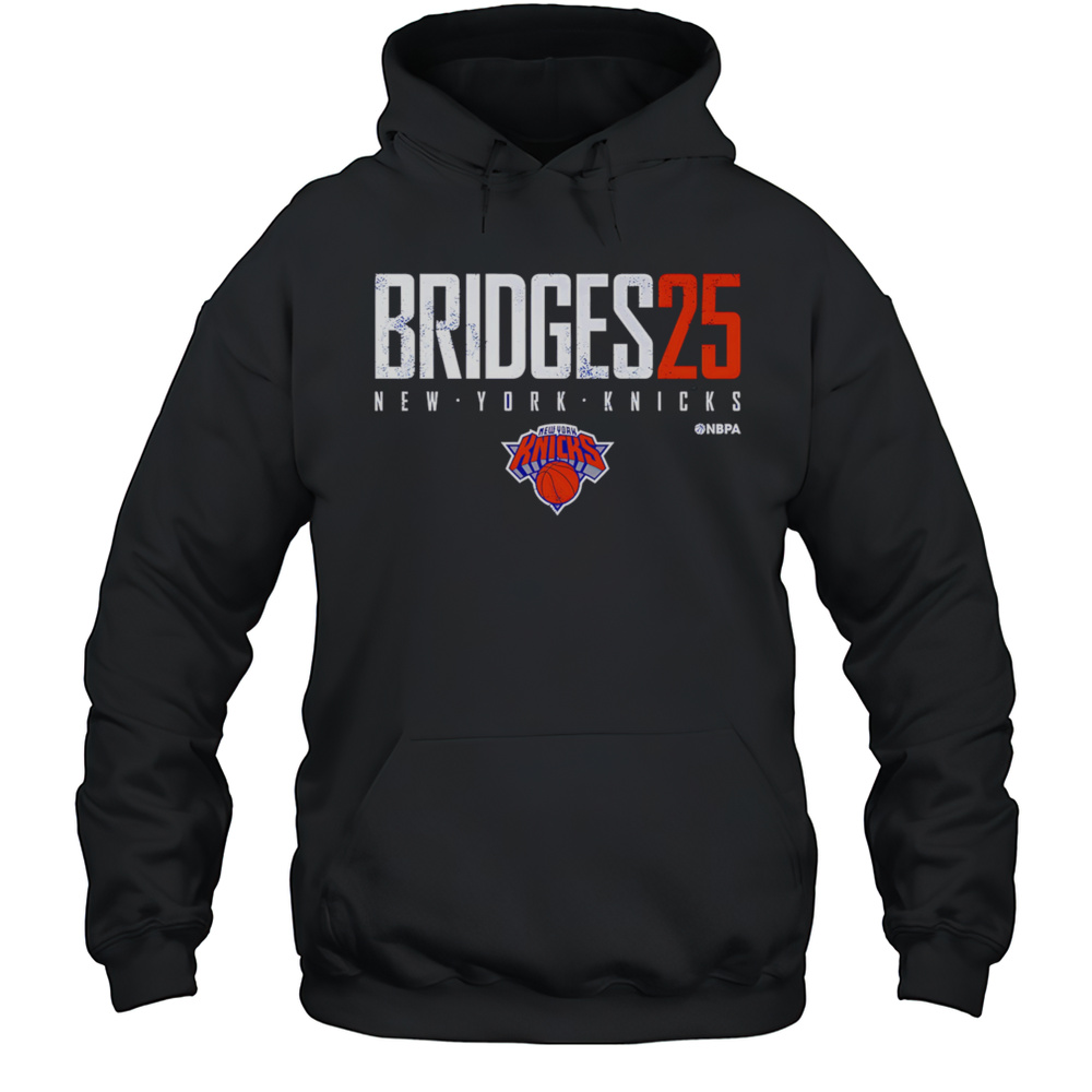 Mikal Bridges 25 New York Knicks Shirt Unisex Hoodie