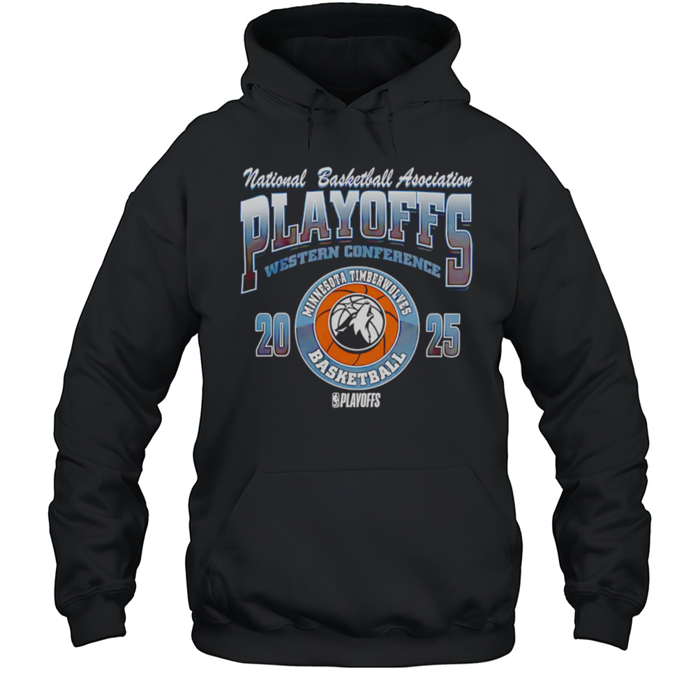 Minnesota Timberwolves 2025 Playoff Participant Franklin Shirt Unisex Hoodie