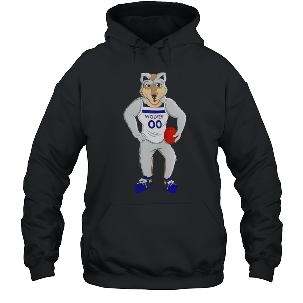 Minnesota Timberwolves Mascot Shirt Unisex Hoodie