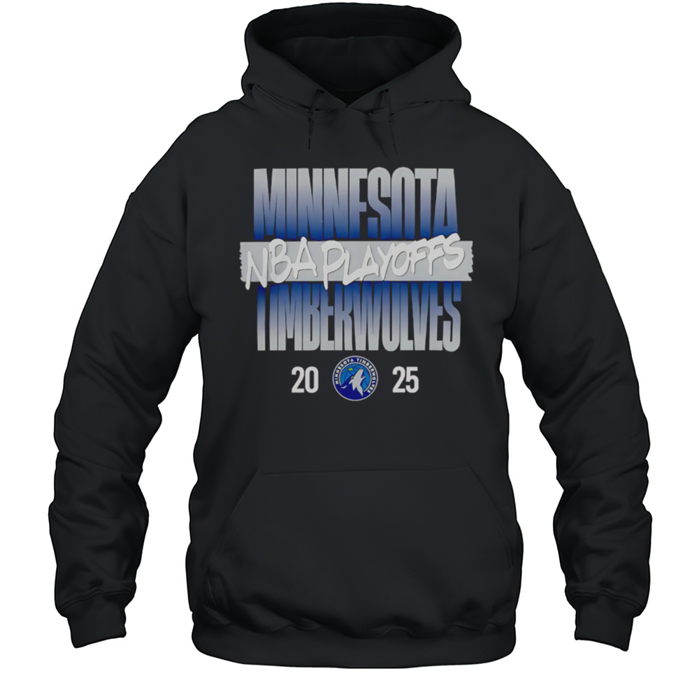 Minnesota Timberwolves NBA Playoffs 2025 Simple Shirt Unisex Hoodie