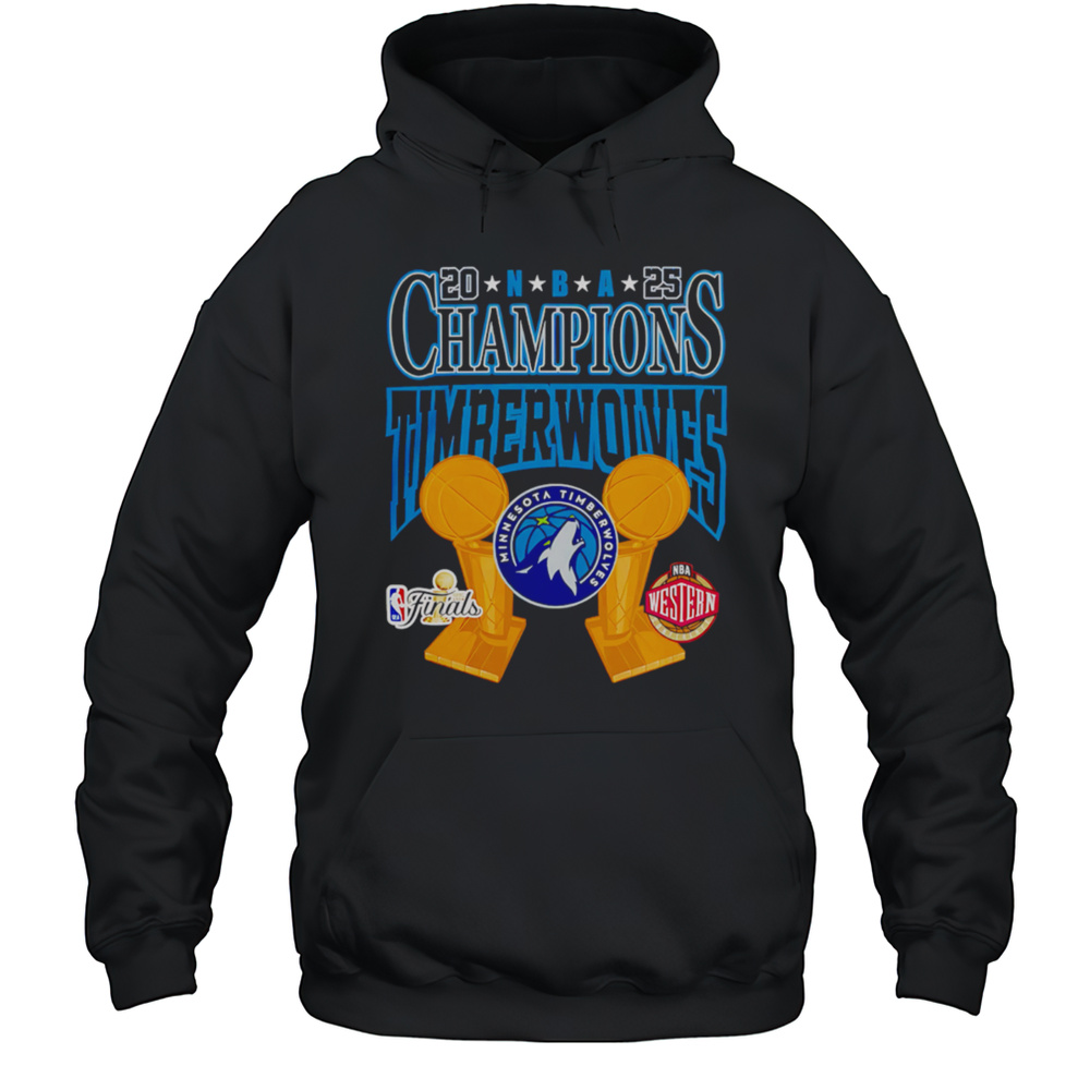 NBA Minnesota Timberwolves Big Champions 2025 Shirt Unisex Hoodie