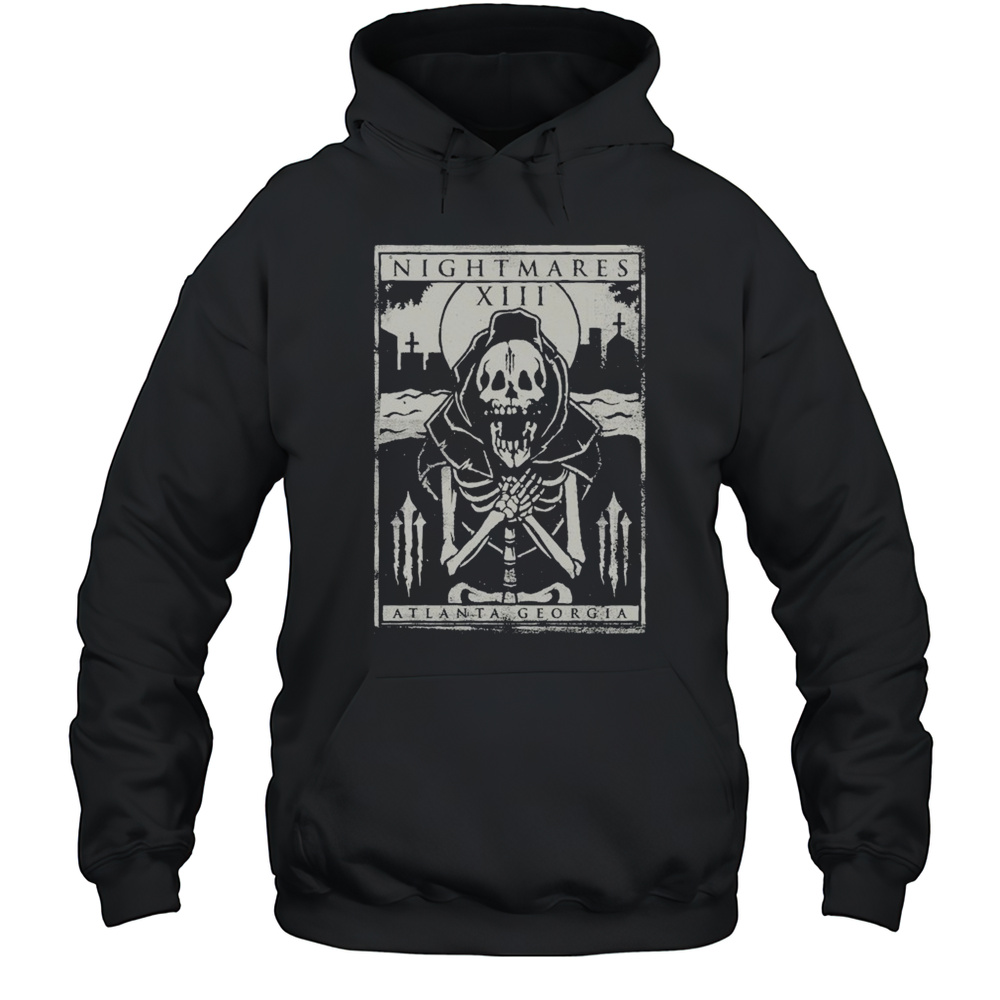 Nightmares Atlanta Georgia Skeleton T-shirt Unisex Hoodie