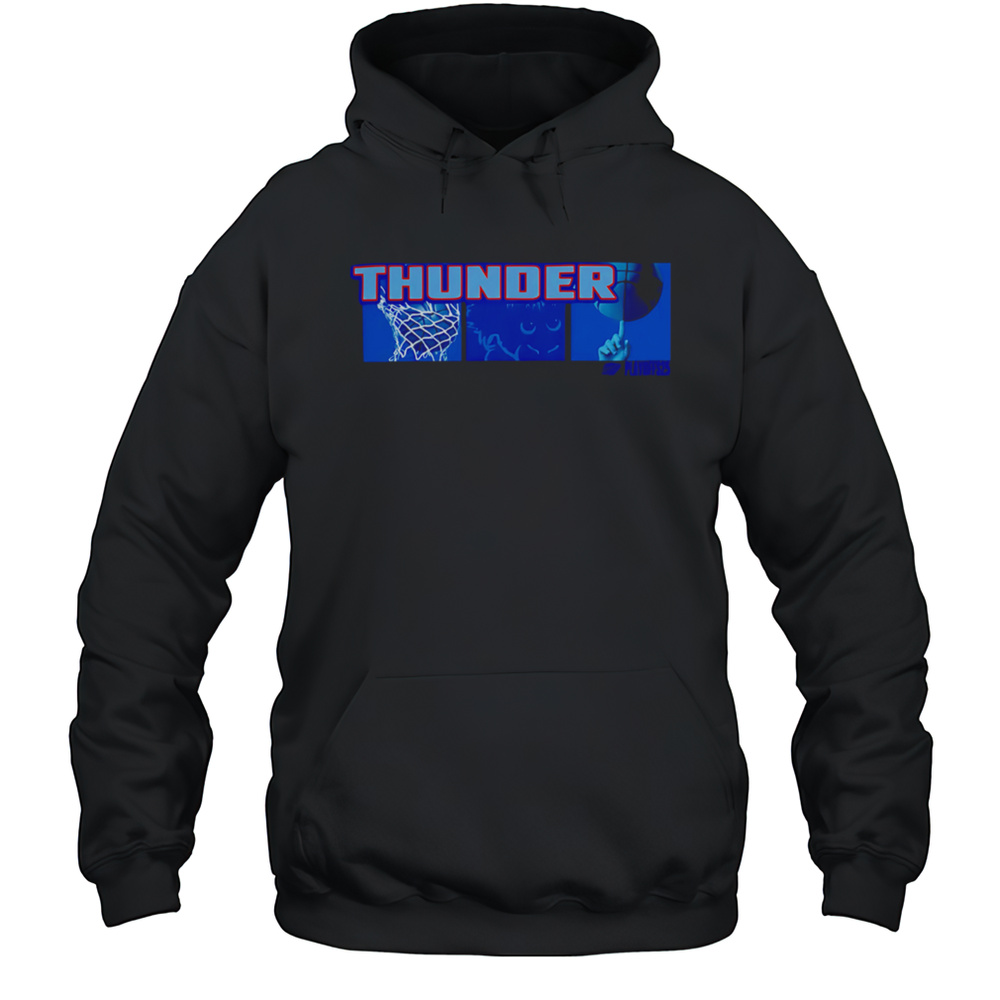 Oklahoma City Thunder 2025 Playoff Block Shirt Unisex Hoodie