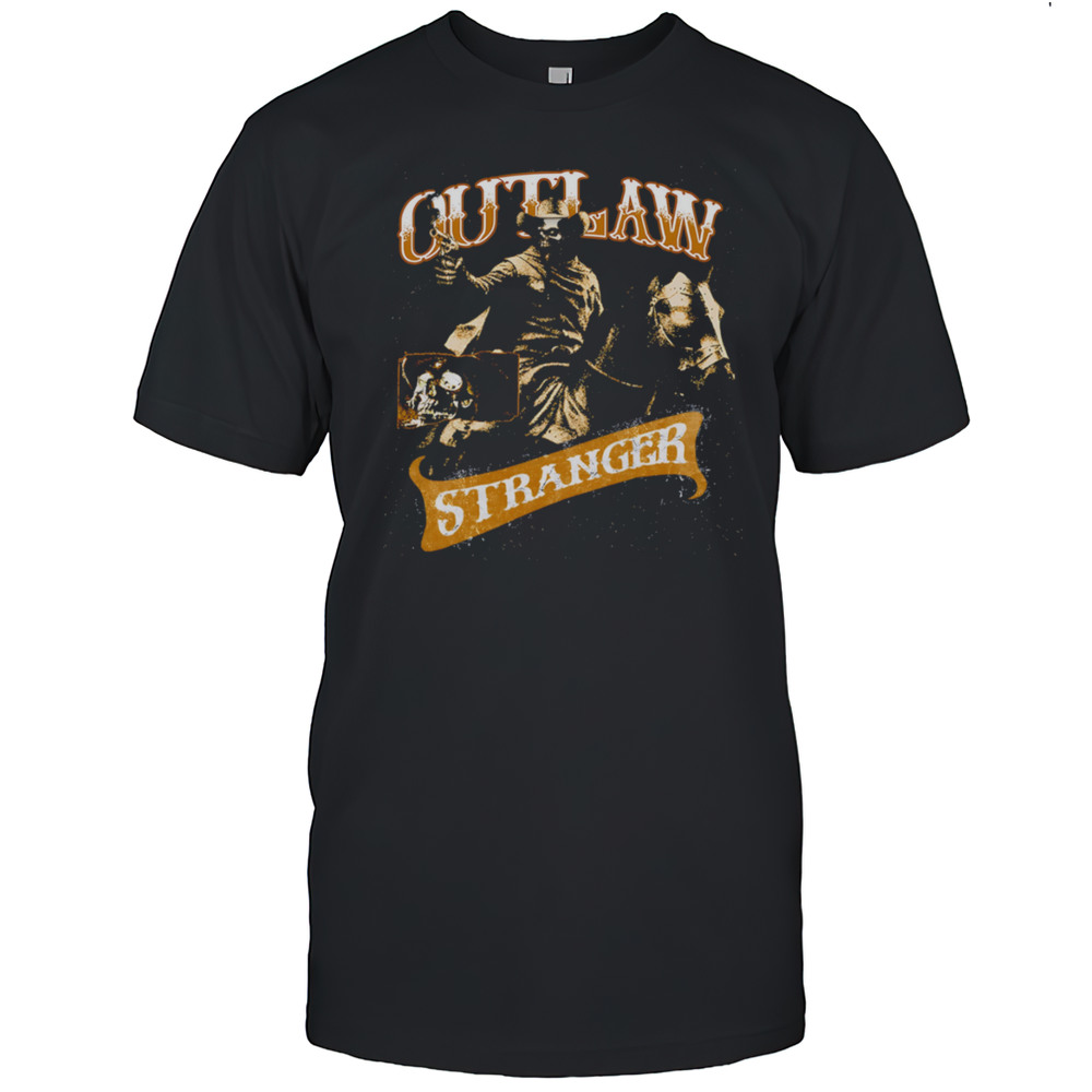 Outlaw Stranger Skeleton Horse Retro Shirt