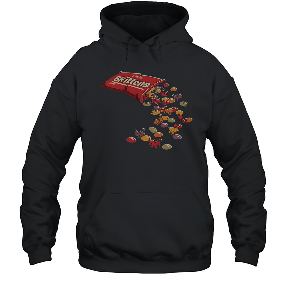 Skittens Cute Candy Cat T-Shirt Unisex Hoodie