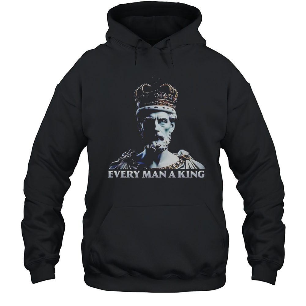 Stew Peters Huey Long Every Man A King Shirt Unisex Hoodie
