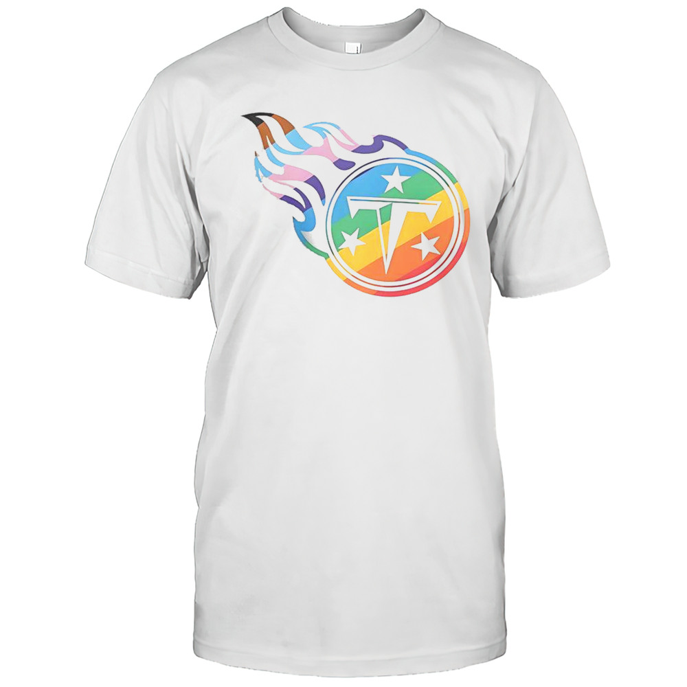 Tennessee Titans Logo Pride T-Shirt
