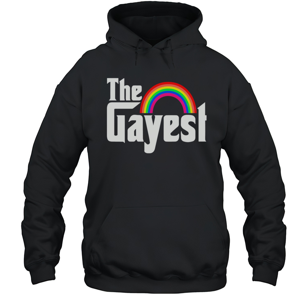 The Gayest Rainbow Lgbt Shirt Unisex Hoodie