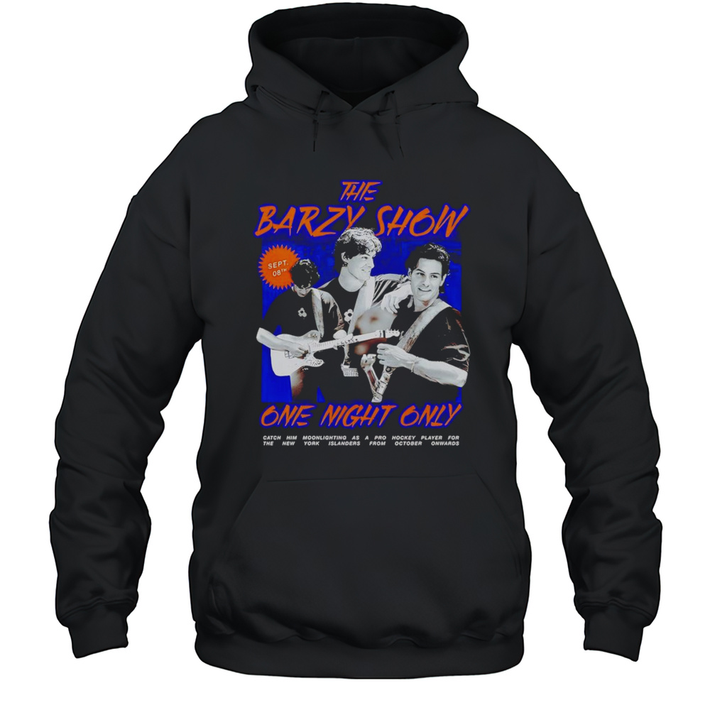 The Mathew Barzal Show One Night Only Shirt Unisex Hoodie
