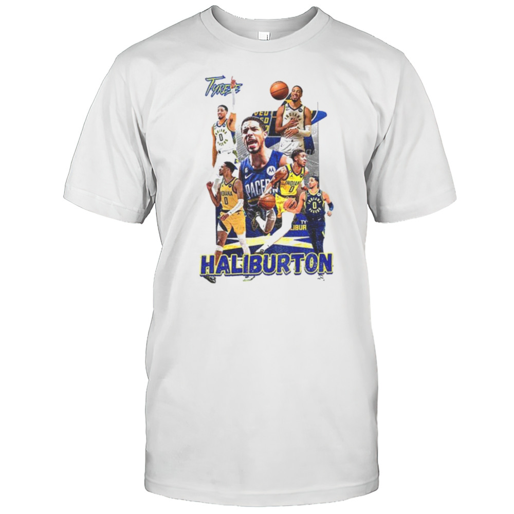 Tyrese Haliburton Graphic Pacers NBA Playoffs 2025 Shirt
