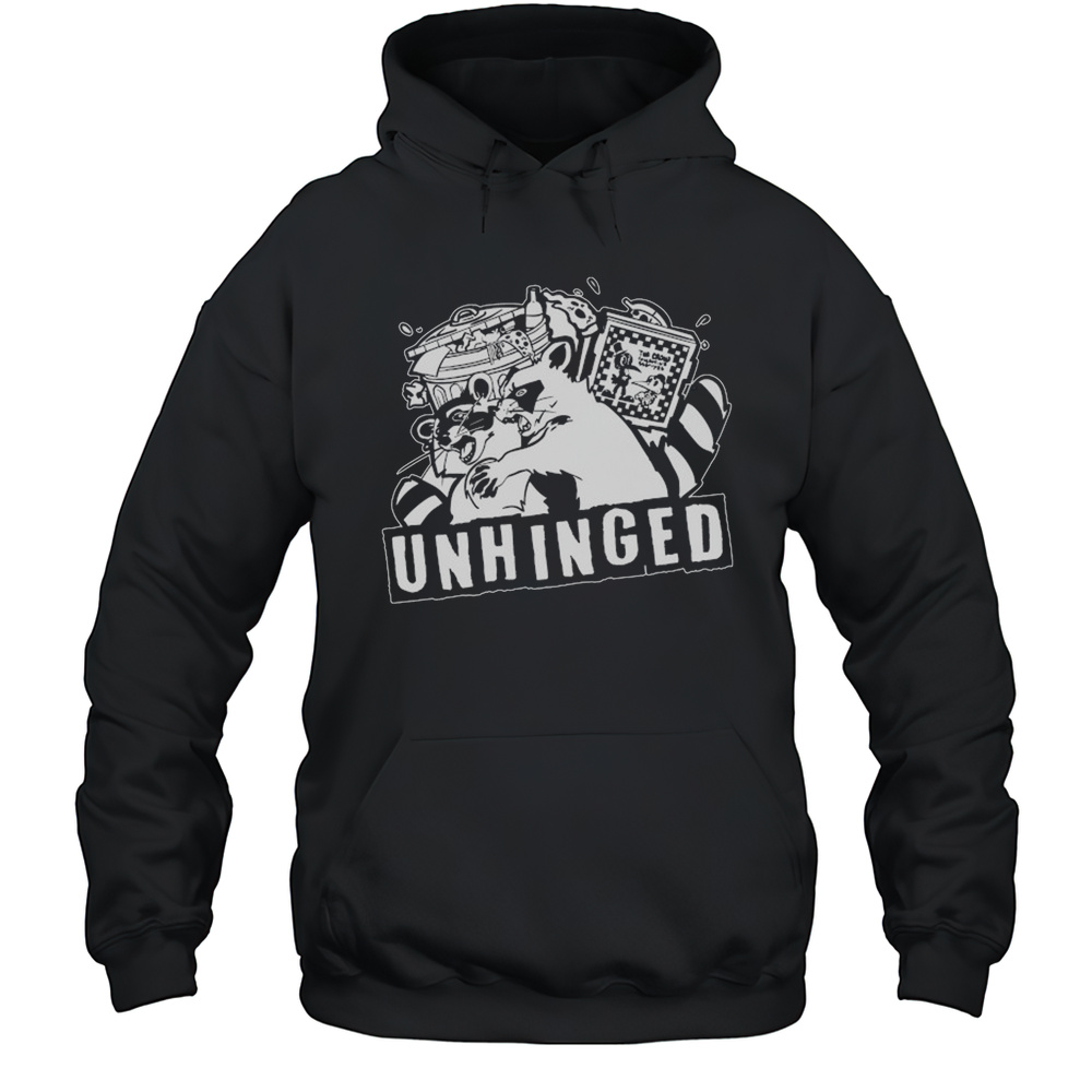 Unhinged Raccoons T-shirt Unisex Hoodie