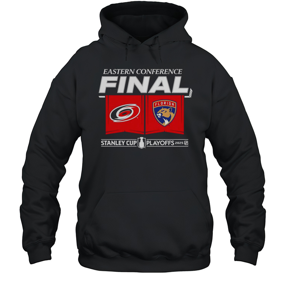 2025 Eastern Conference Final Florida Panthers Vs Carolina Hurricanes Shirt Unisex Hoodie
