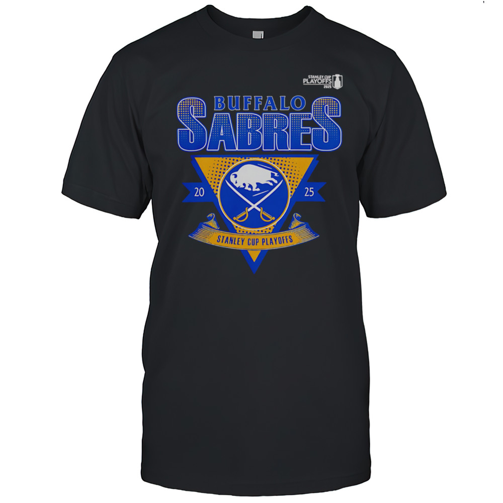 Buffalo Sabres 2025 Stanley Cup Playoff Participant Crease Shirt