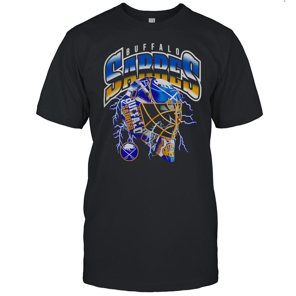 Buffalo Sabres Crease Lightning Helmet Shirt