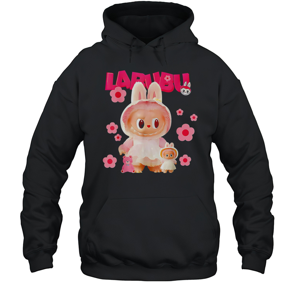 Cute Labubu The Monsters Pink Lover Shirt Unisex Hoodie