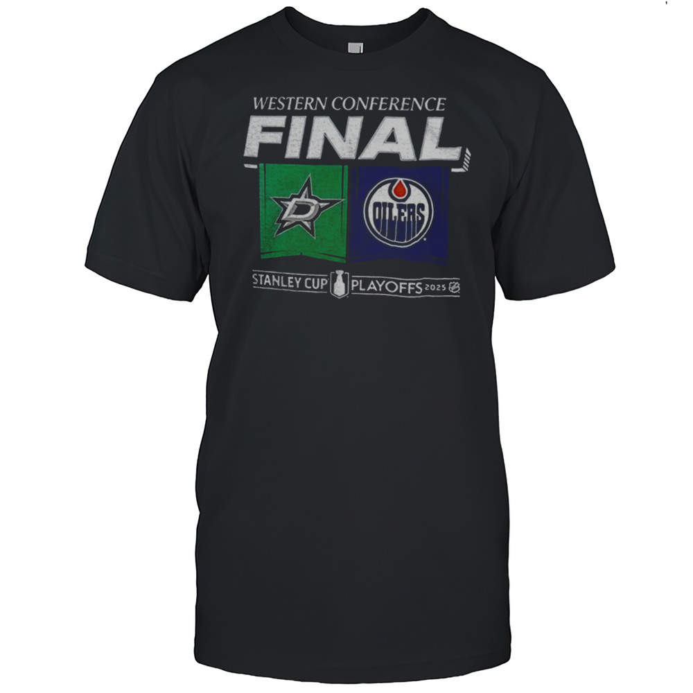 Dallas Stars Vs Edmonton Oilers Western Conference Final Stanley Cup Playoffs 2025 Shirt