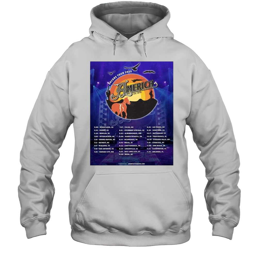 Encore Tour 2025 America Est. 1970 Bowler WI On Saturday May 24 T-shirt Unisex Hoodie