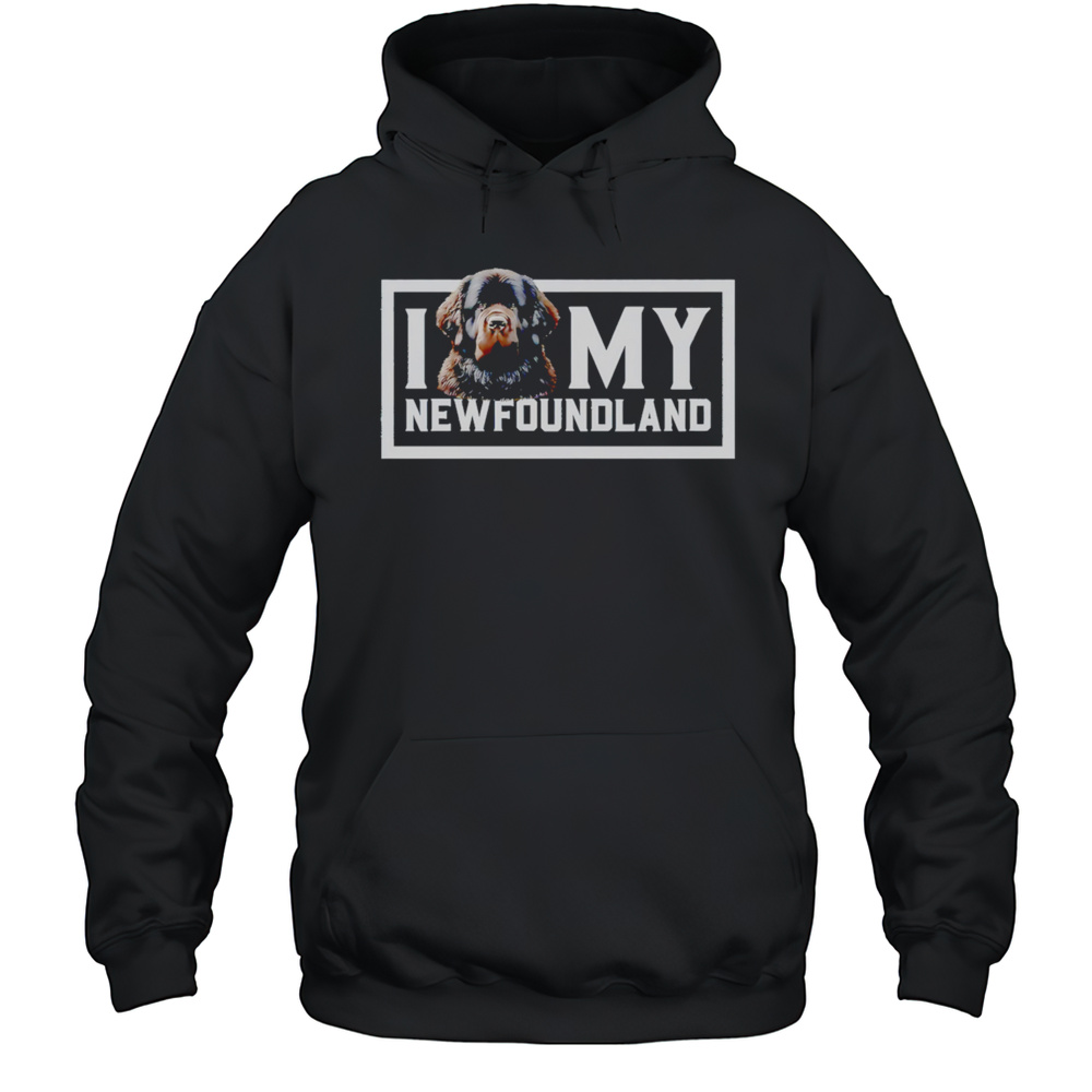 I Dog My Newfoundland Shirt Unisex Hoodie