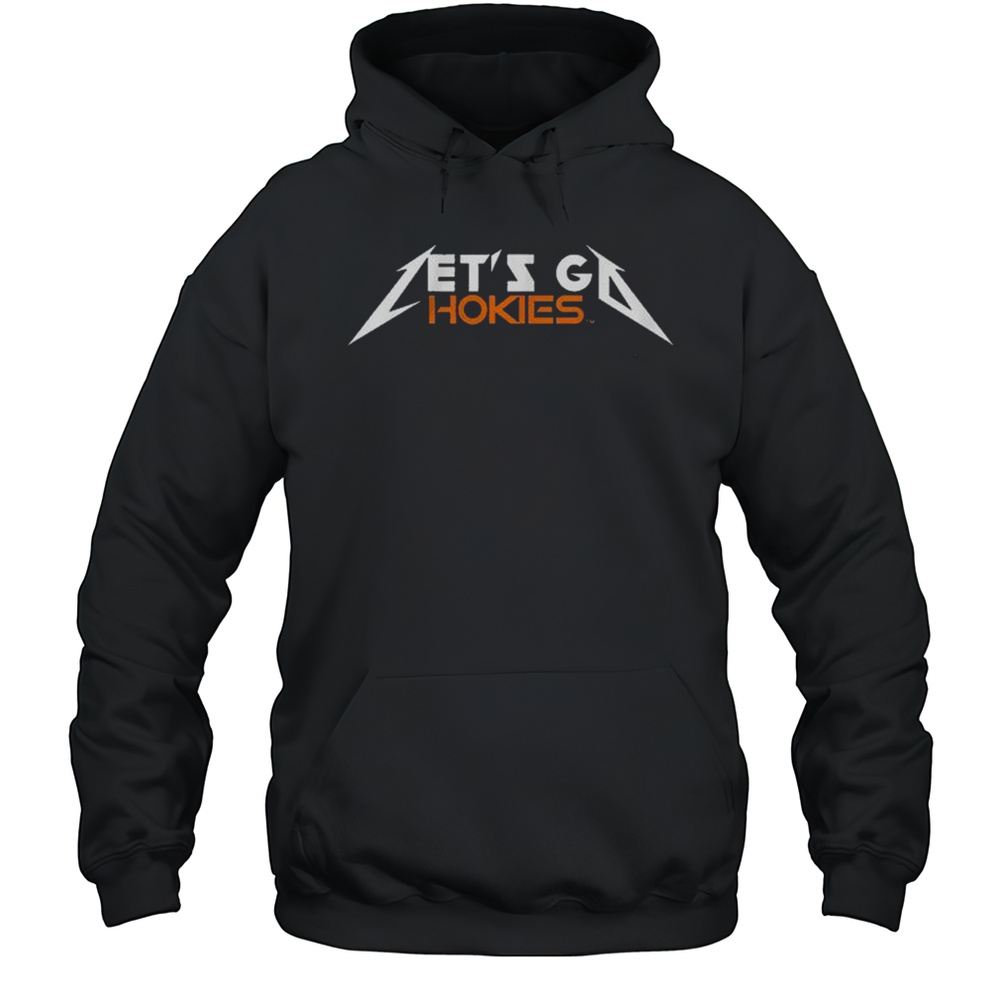 Lets Go Hokies Virginia Tech Hokies Football T-shirt Unisex Hoodie